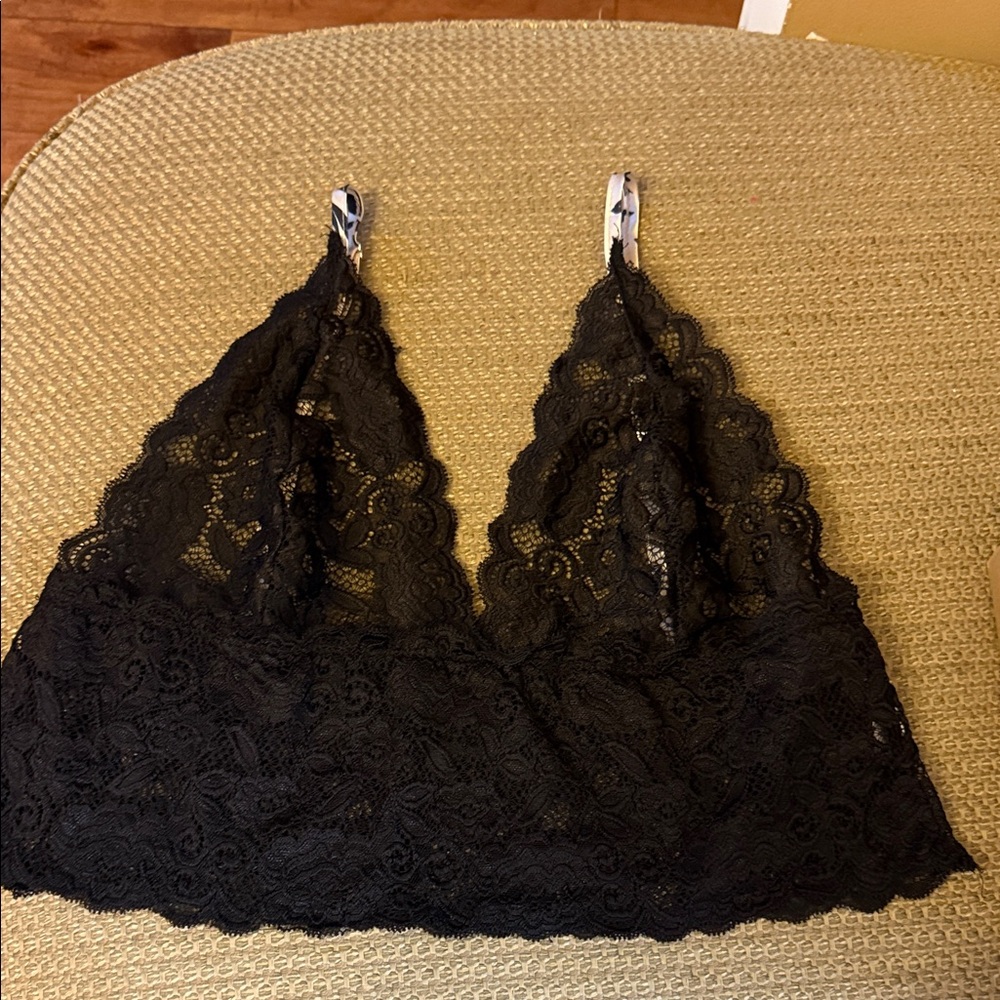 Elegant Black Lace Bralette
